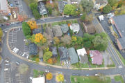 Aerial view of our block